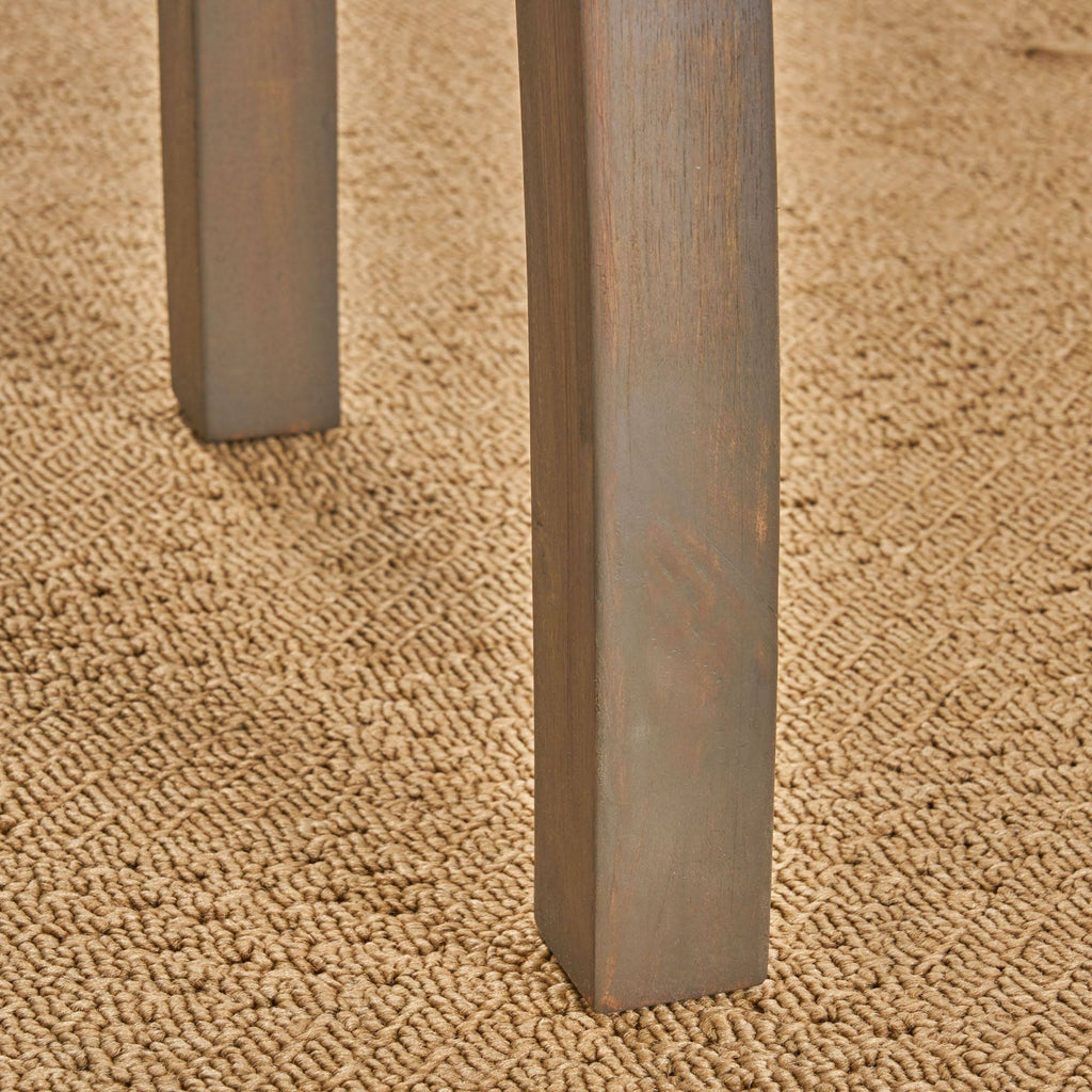 Gray Acacia Wood Accent Table D1861