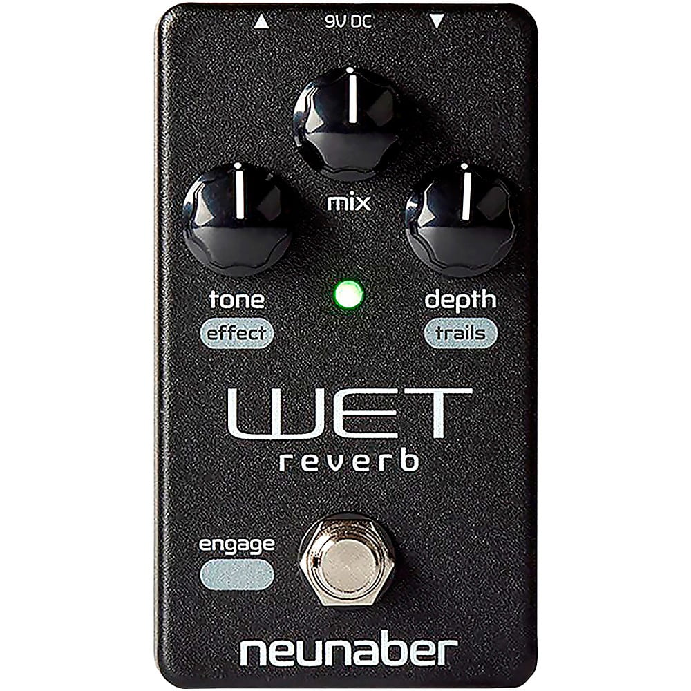 Black Reverb Effects Pedal G887
