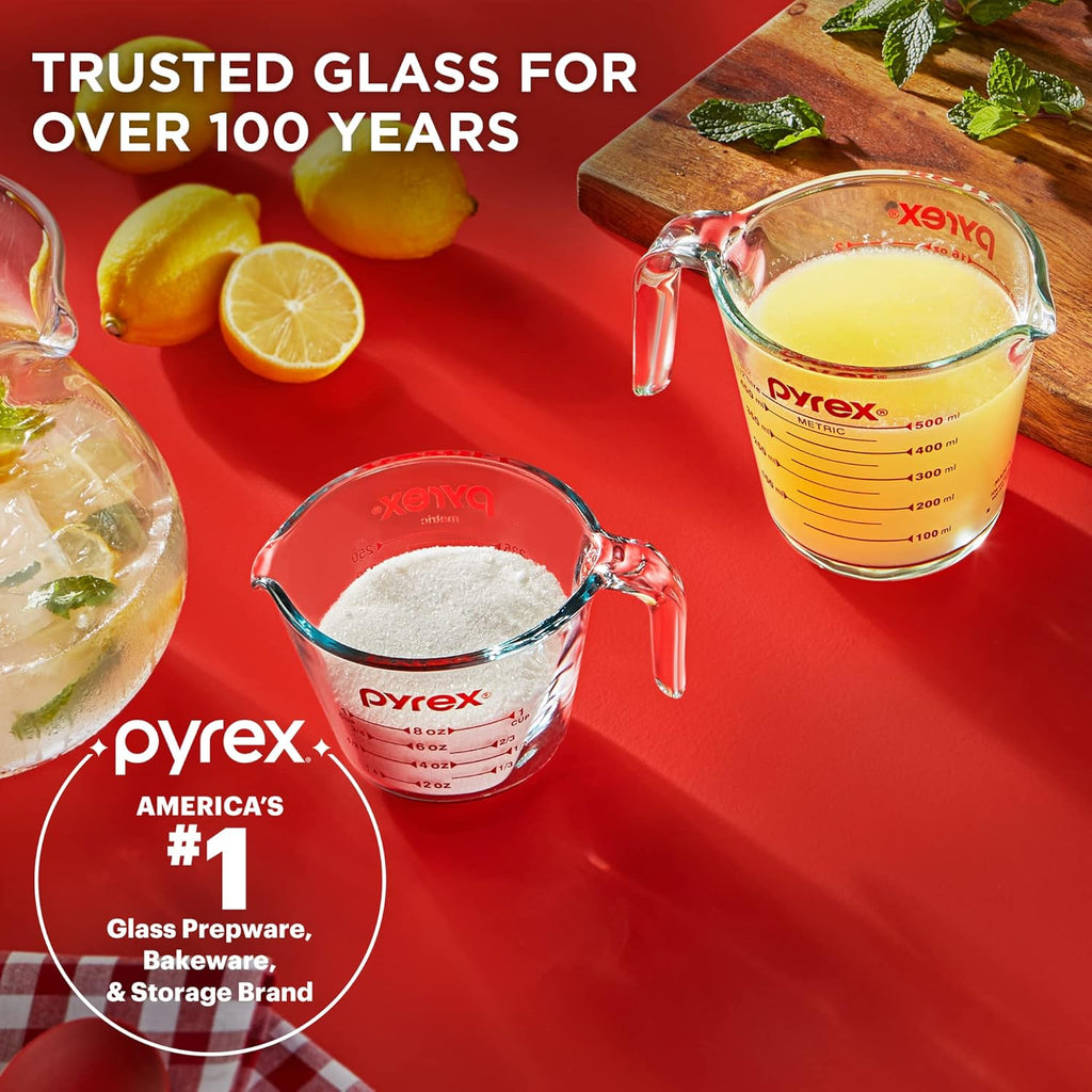2 Piece Glass Measuring Cup Set L794189