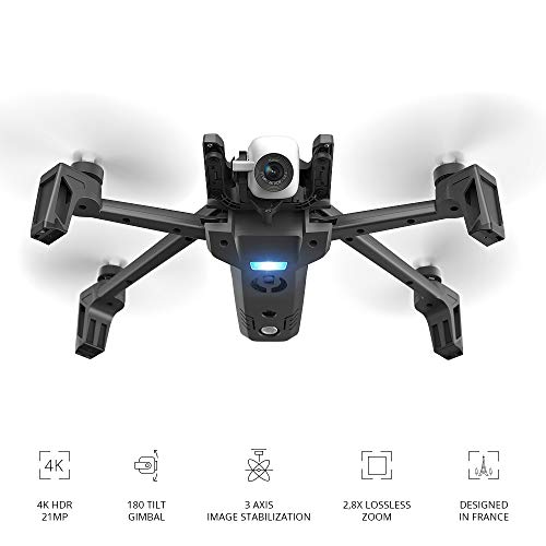 Dark Grey Foldable Drone with 4K HDR Camera F89635