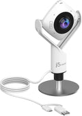 360 Degree All Around Meeting Webcam 1080P HD Video Conference Camera with Microphone USB-C J9299