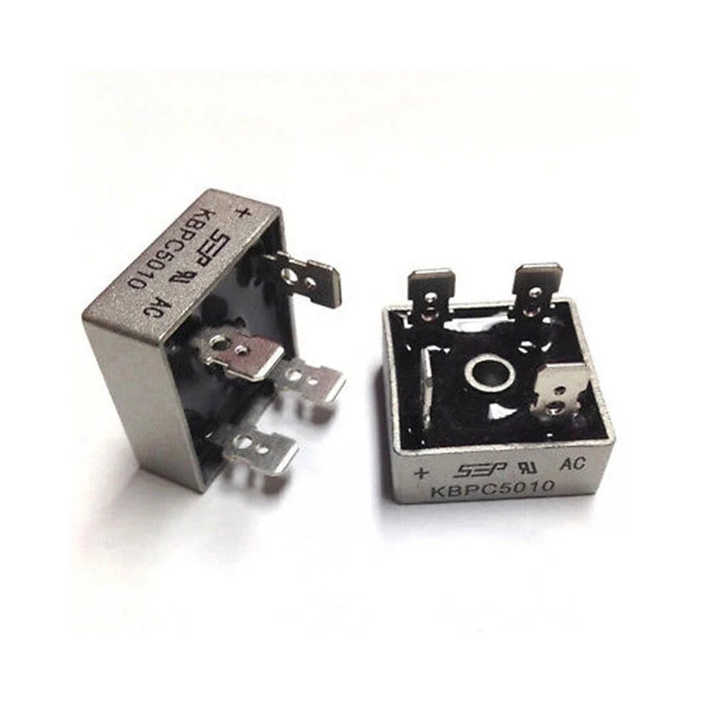 5/10Pcs 1000V 50A Metal Case Single Phase Diode Bridge Rectifier Q71891