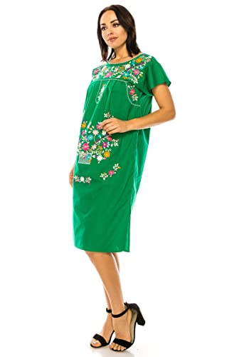 Women Embroidered Long Casual Dress E11529