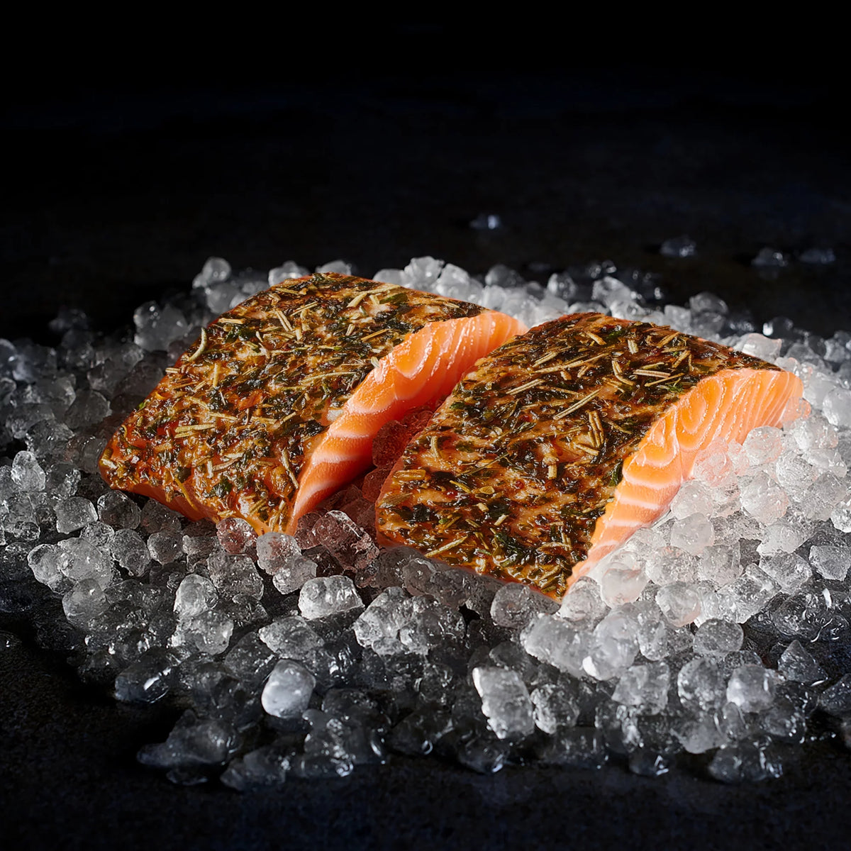 French-Style Herbs & Garlic Atlantic Salmon, Frozen 30 oz (6 Count, 5 oz Portions) E701