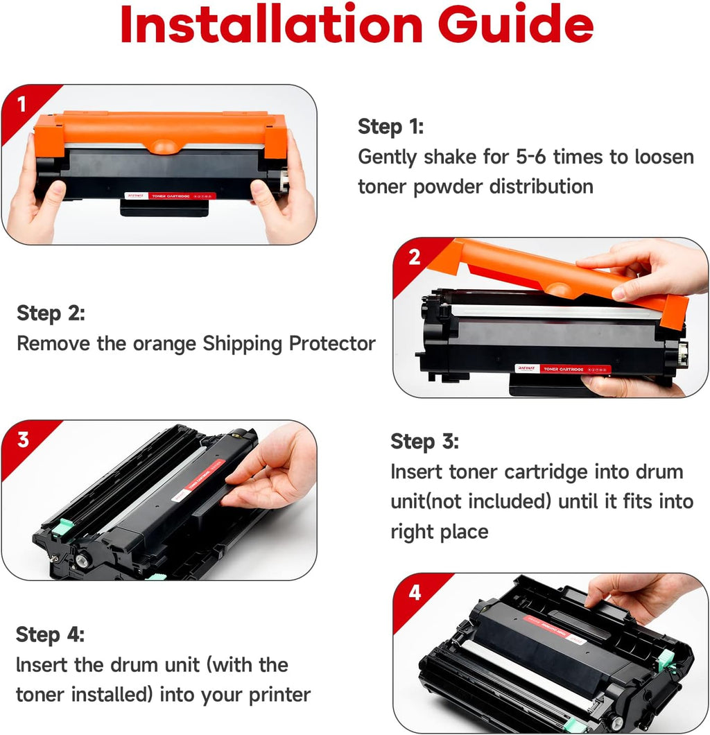 TN760 Toner Cartridge with Chip 3,000 Pages Pack of 2 V522