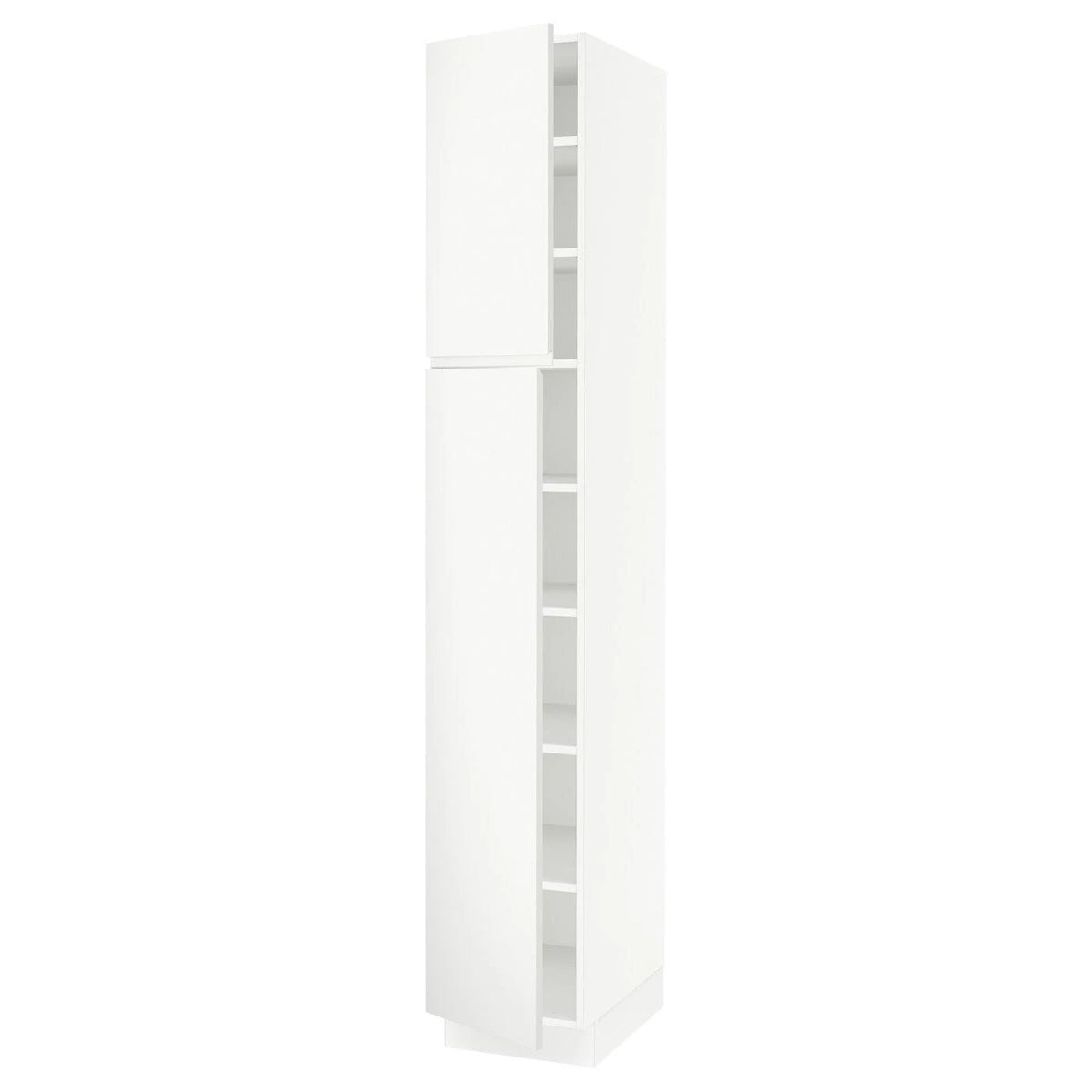 High Cabinet with shelves/2 Doors, white I7023