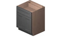Grey 2 Doors 1 Drawer 1 Shelf Base Cabinet Y1610