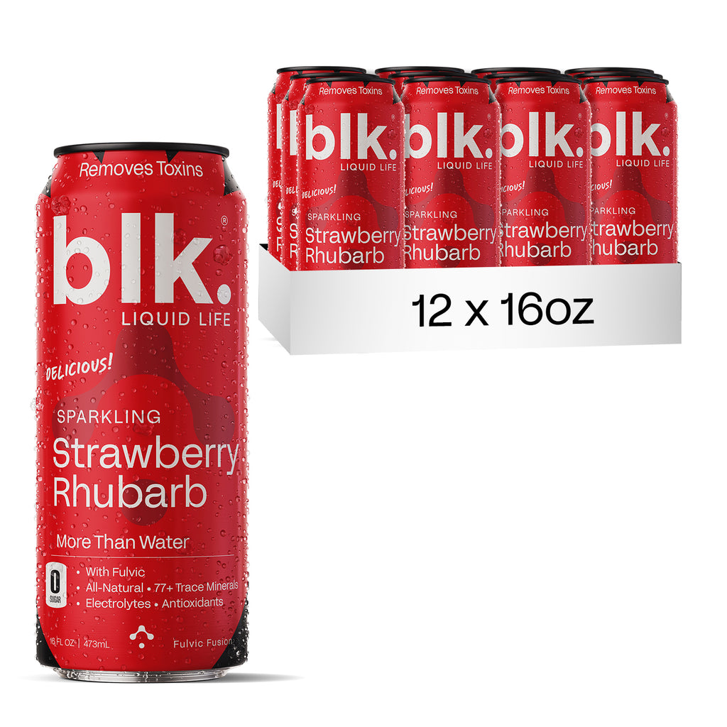 Strawberry Rhurbarb Sparkling Water 16oz 12 Pack Cans I21884
