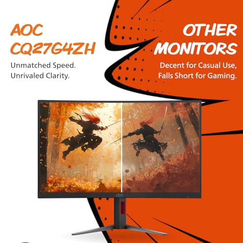 32" Curved Frameless Gaming Monitor 2K QHD 1500R VA 180Hz 0.5ms B26915