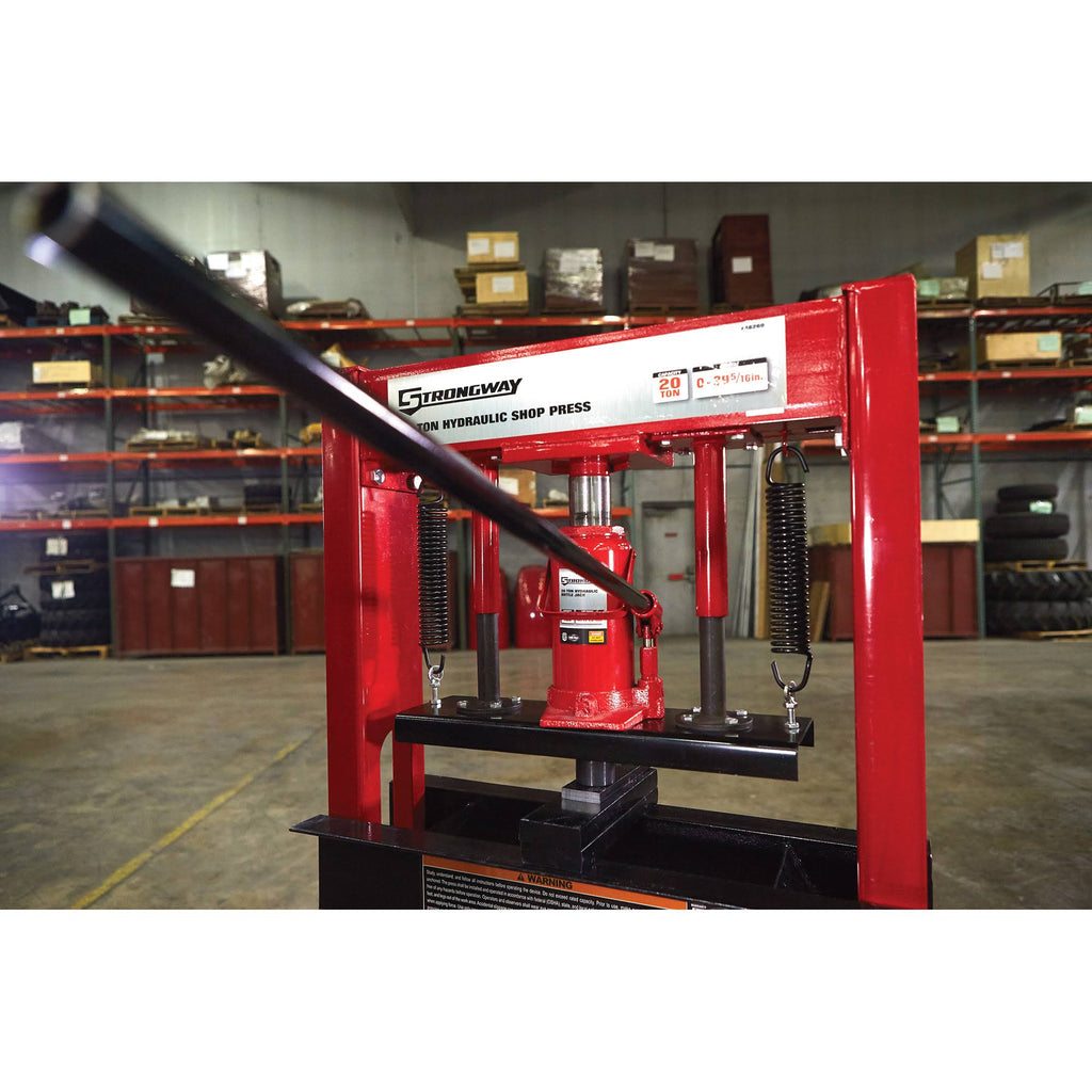 20-Ton Hydraulic Shop Press S853