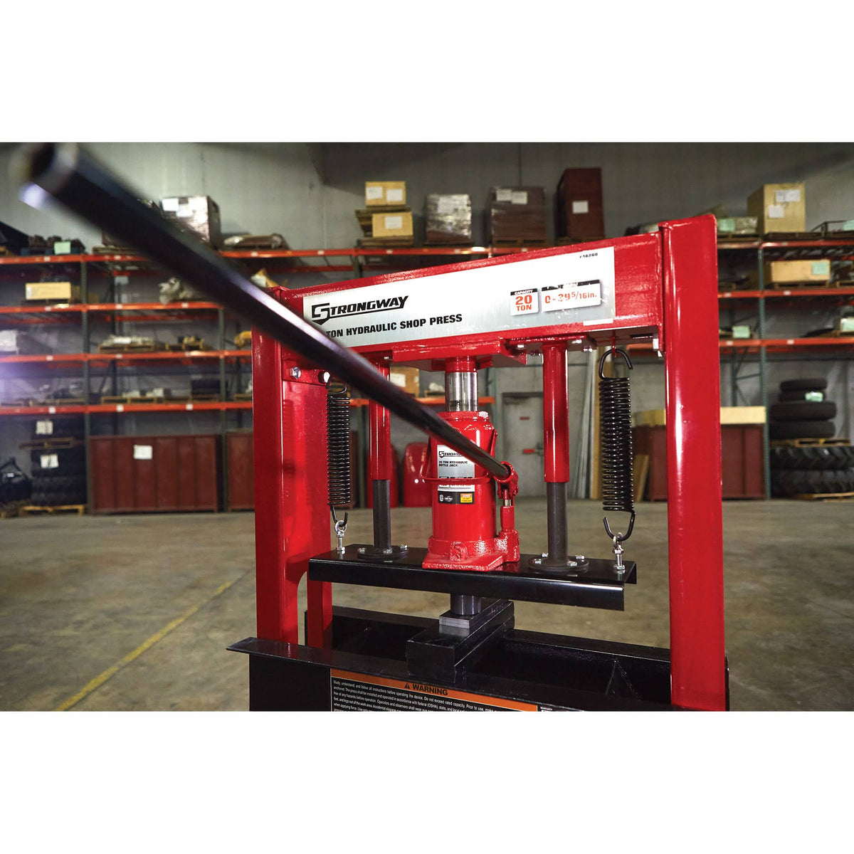 20-Ton Hydraulic Shop Press S853