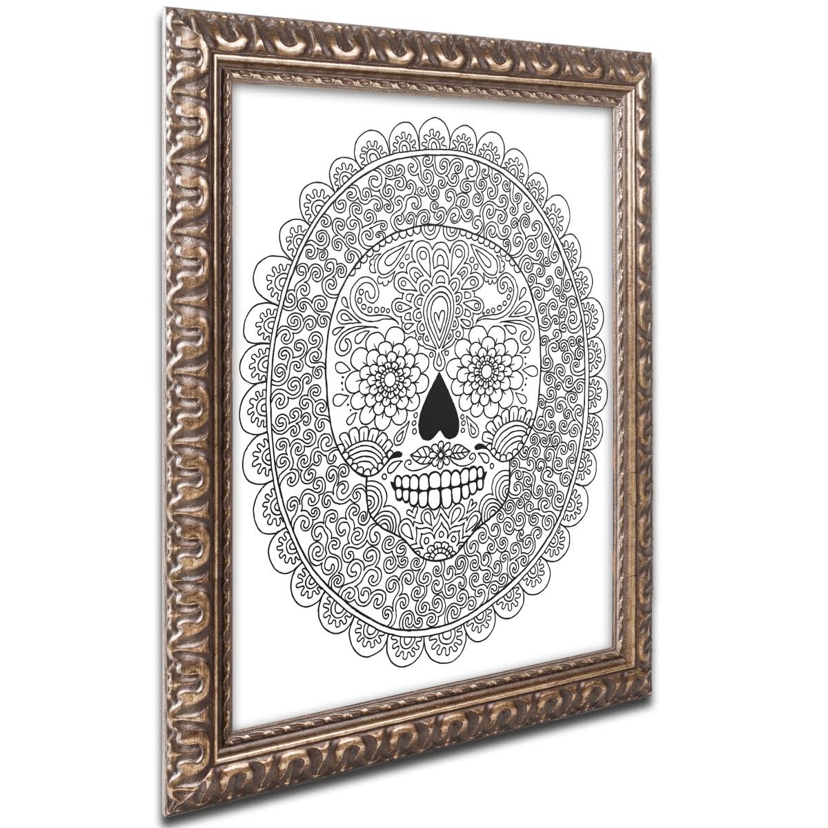 Gold Ornate Frame 11x14-Inch Art W6274