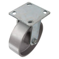 6 inch Silver Steel Rigid Caster R61109