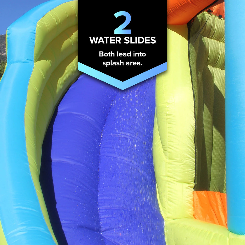 Double Water Slide & Bouncer X275