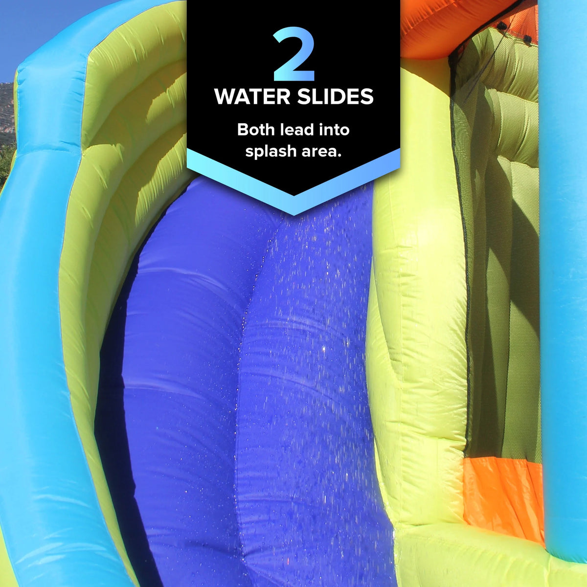 Double Water Slide & Bouncer X275