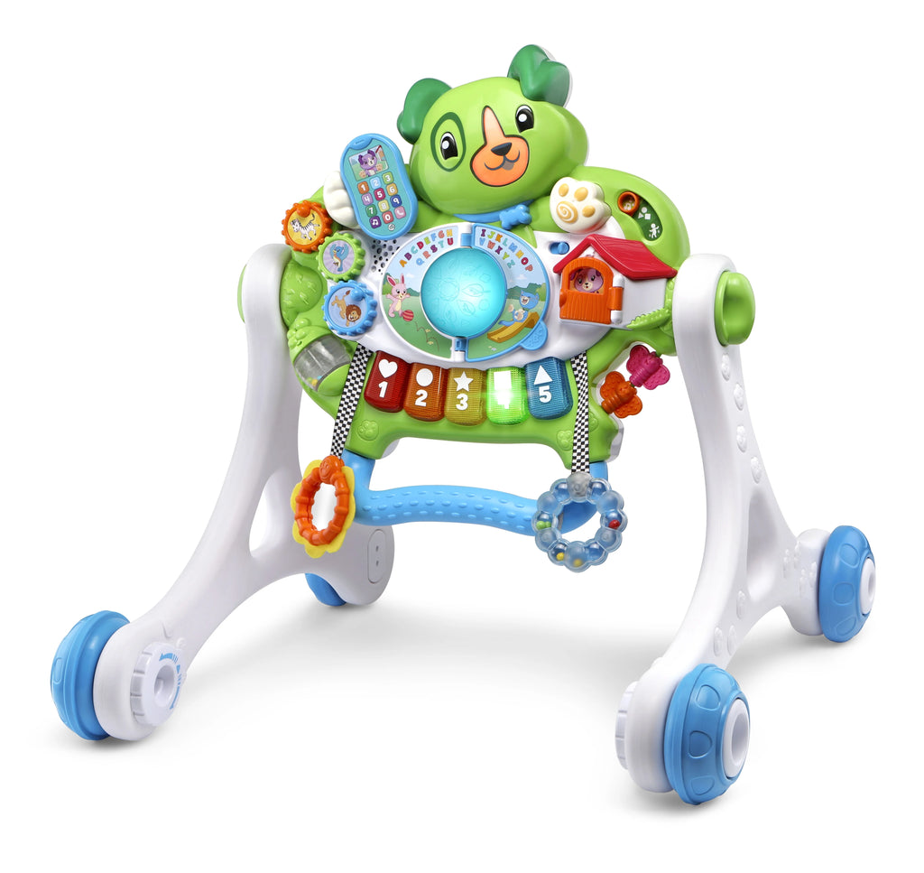 Green 3-in-1 Baby Walker Gym Floor Play Toy X487