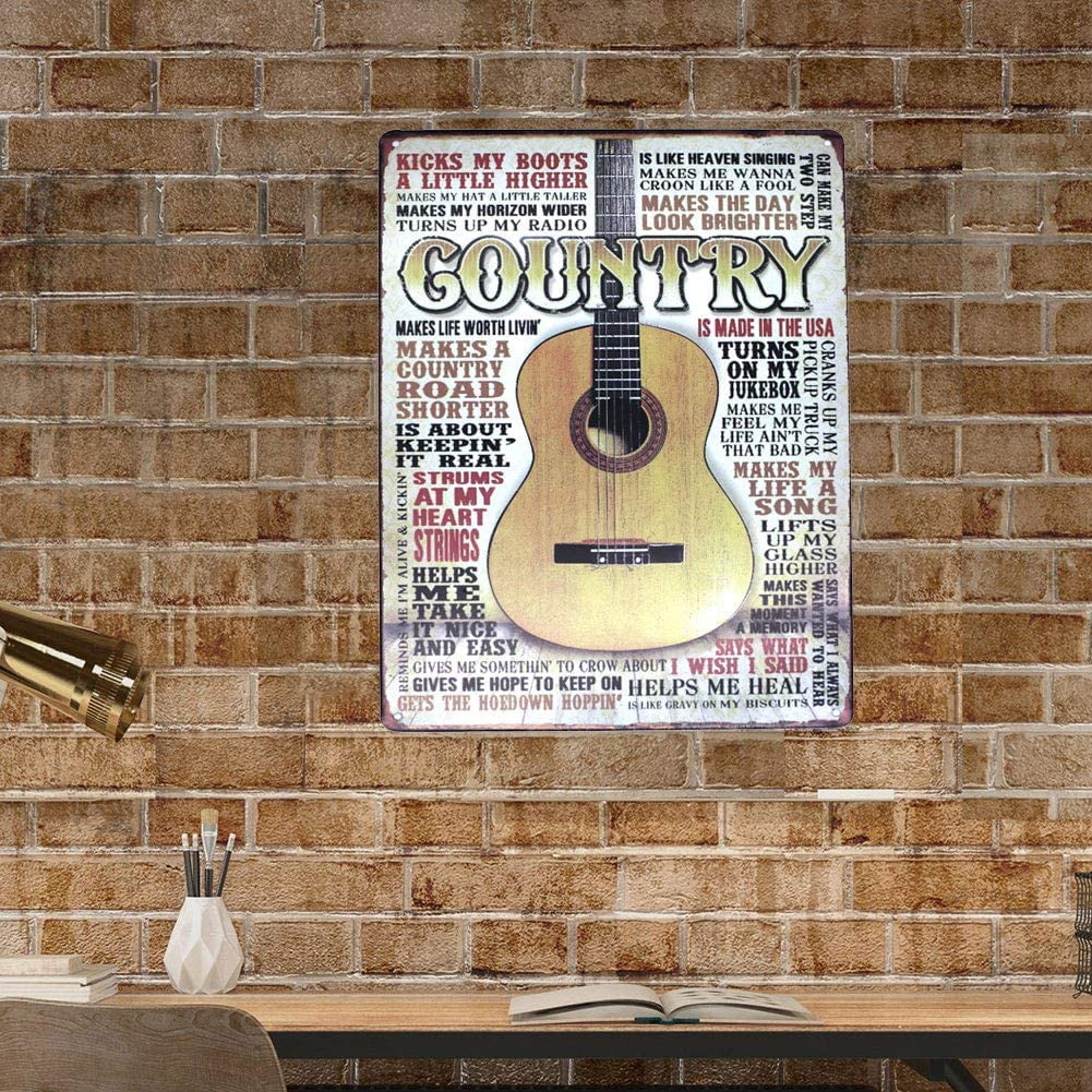 Vintage Metal Tin Sign Wall Decor 12*8 in U29371