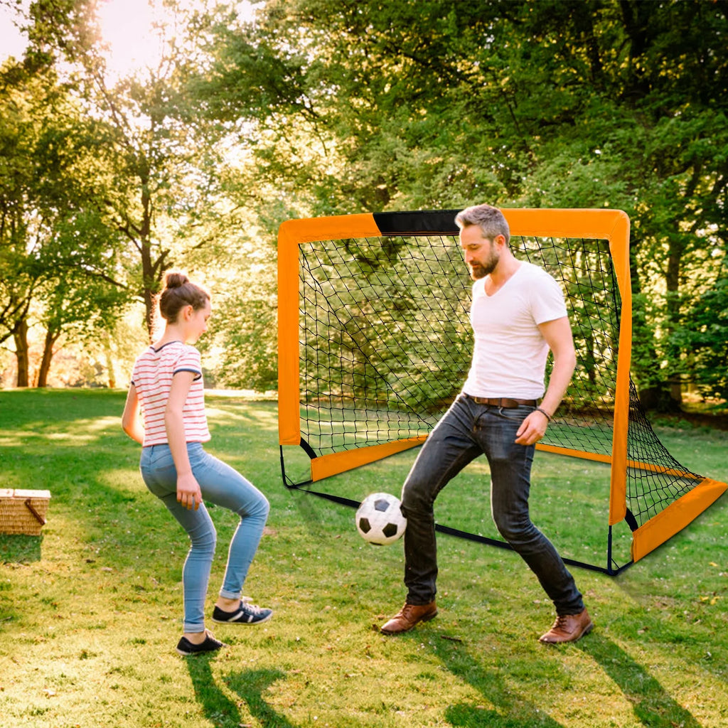 Set of 2 Folding Soccer Goals P843368
