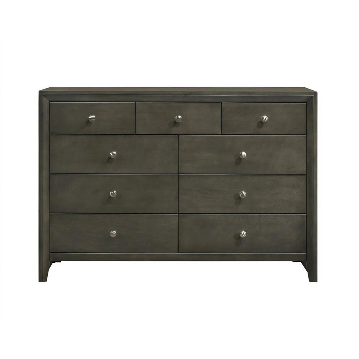4-piece Wood Eastern King Sleigh Bedroom Set C1343