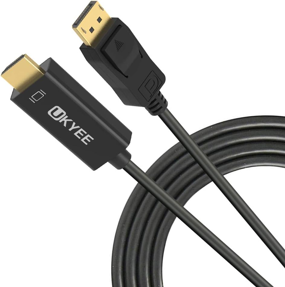 Display Port to HDMI Cable 6 feet 10-Pack U37220