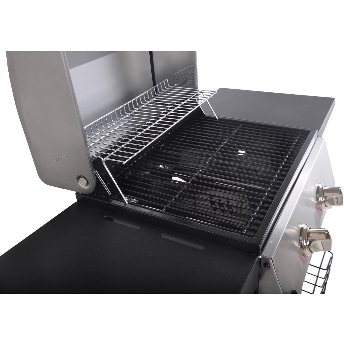 2-Burner Propane Gas Grill, Stainless and Black X19120