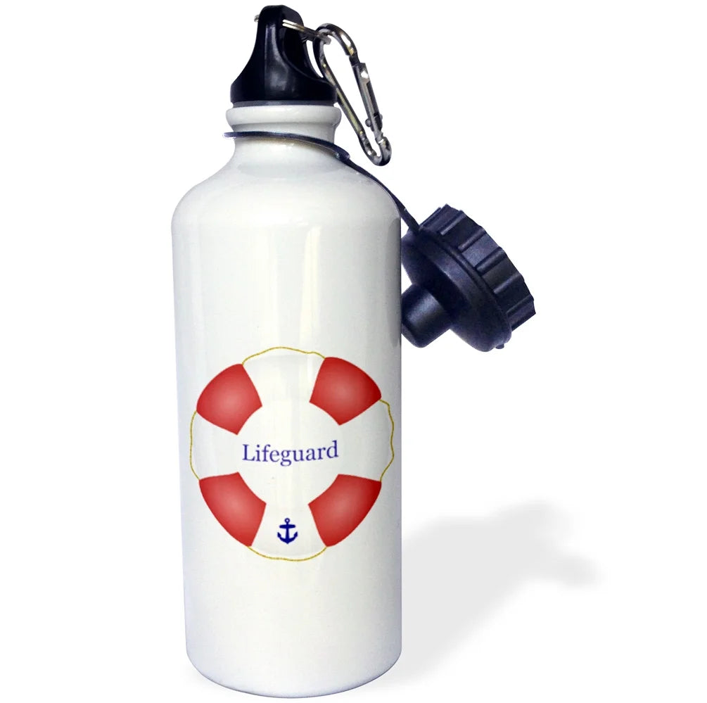 Red and White Float Sports Water Bottle K9510