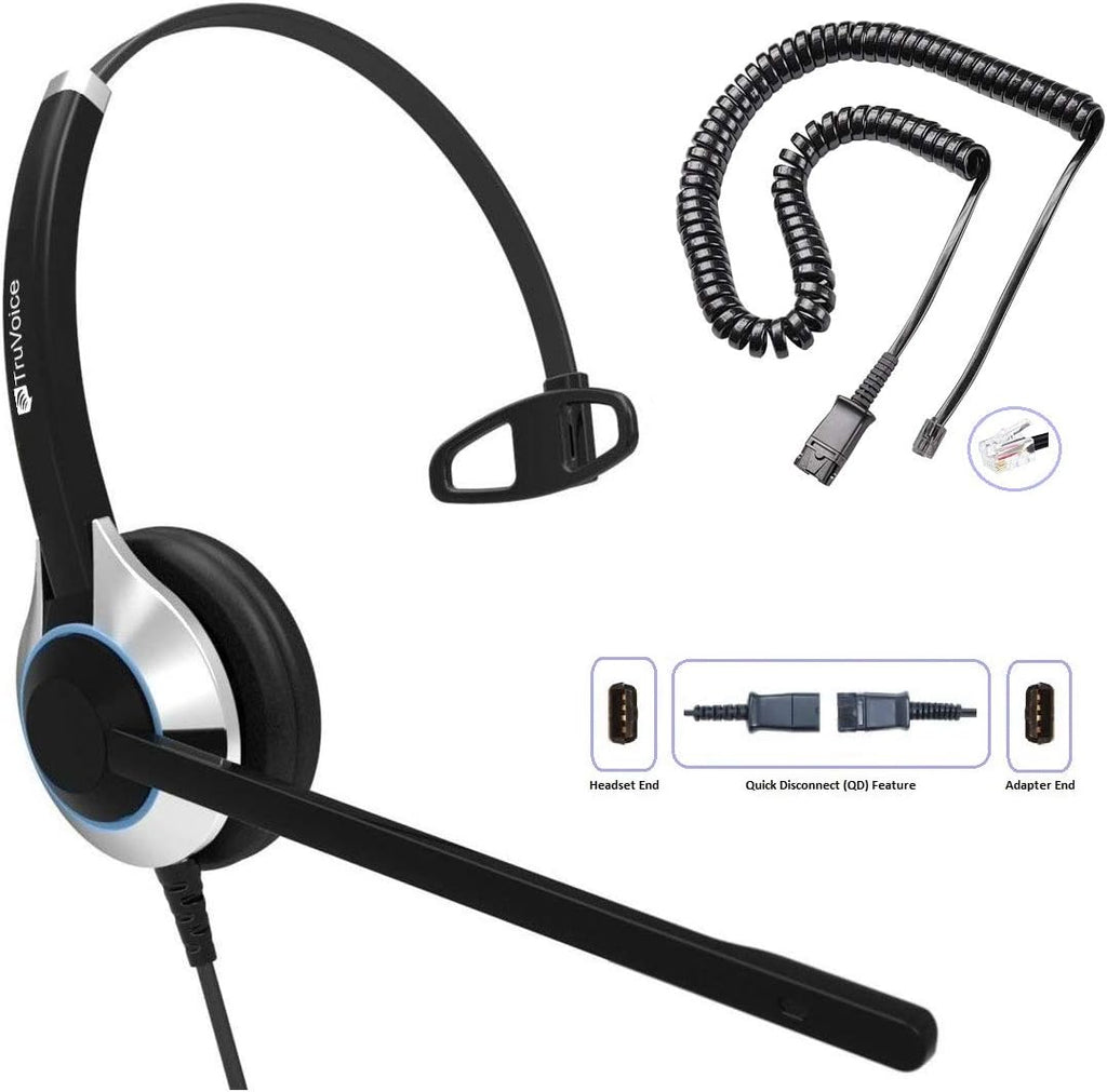 Headset with Noise Canceling Microphone & HD Speakers, Pack of 2 Y853
