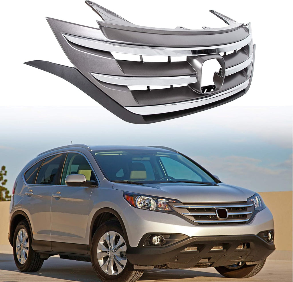 ABS Front Grille Grill for Honda CRV 2012 2013 2014 D64509