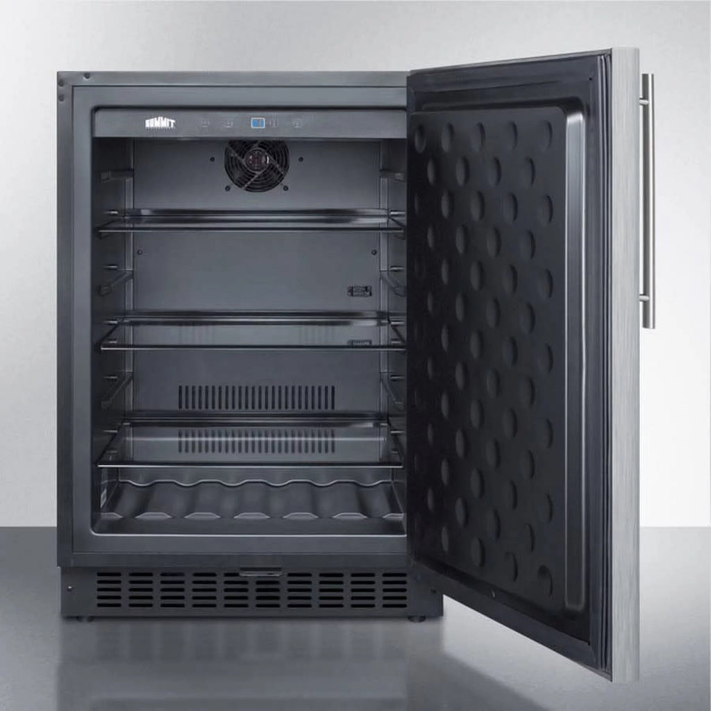 24 in. Stainless Steel Outdoor Built-in Refrigerator with Lock Z250