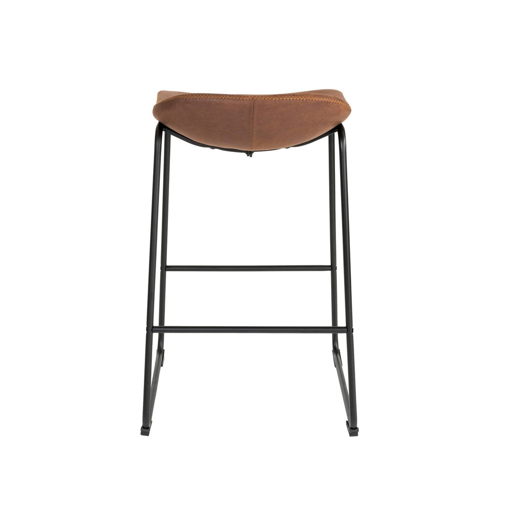 Brown Bar Stool Set of 2 B8197