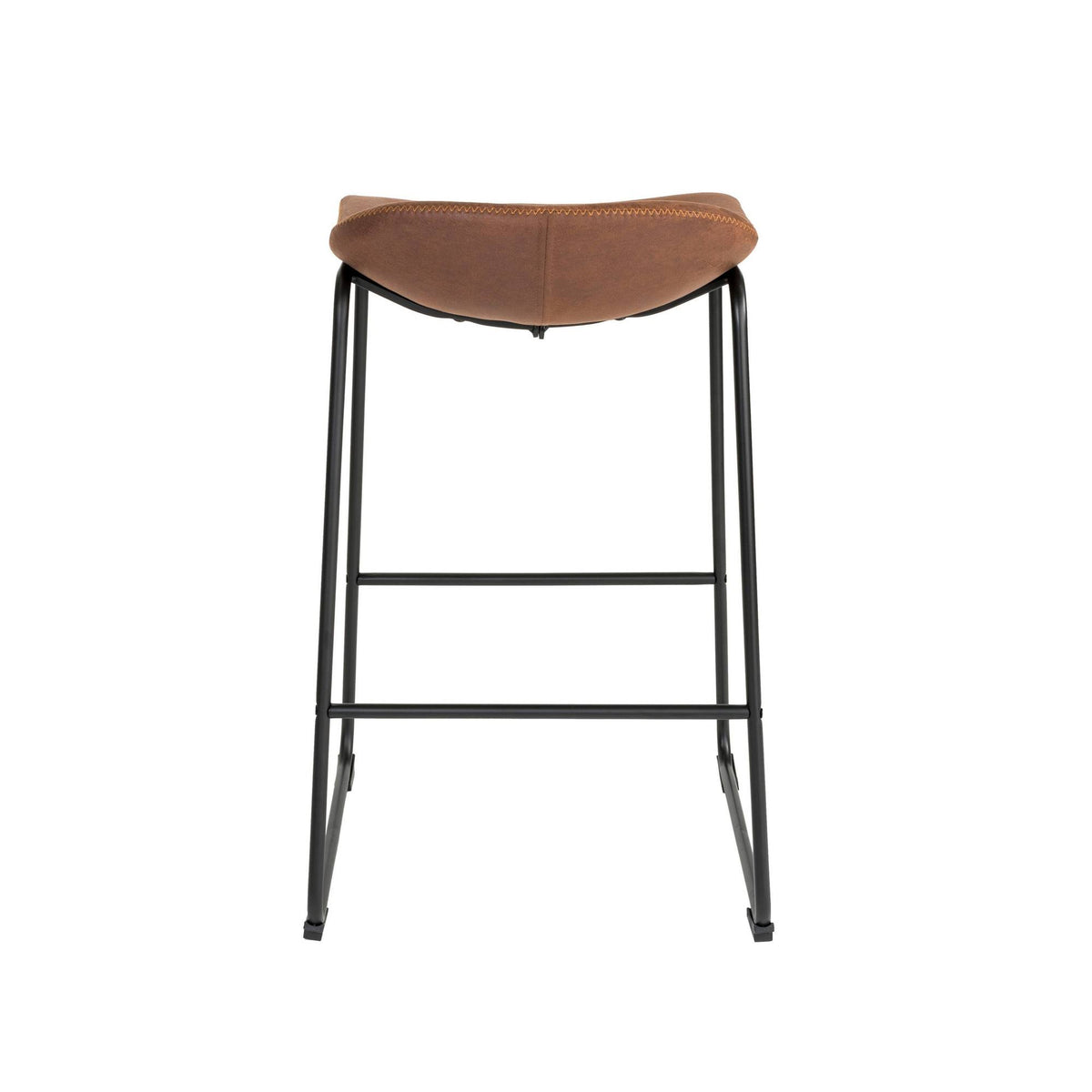 Brown Bar Stool Set of 2 B8197