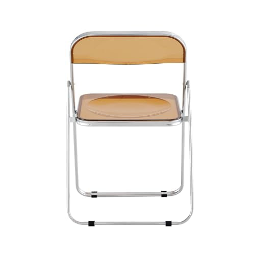 Acrylic Transparent Folding Chair with Steel Frame A5373