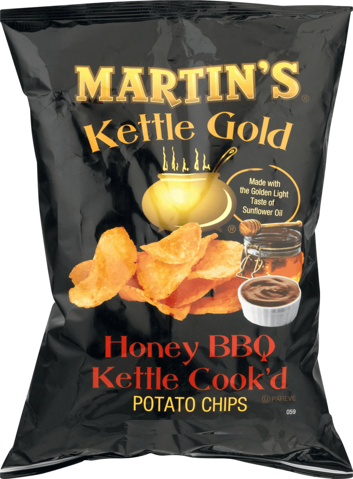 Potato Chips Honey BBQ 8 oz. Bag 3 Bags D544821