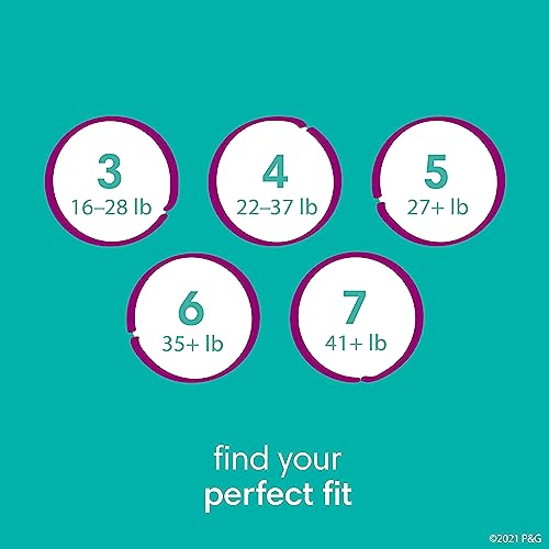 Size 5 Pull-On Disposable Baby Diapers 128 Count Z76075