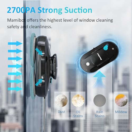 Black Automatic Window Cleaner Robot C162348