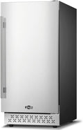 Stainless Steel Under Counter Beverage Refrigerator, 130 Cans, French Door U779913
