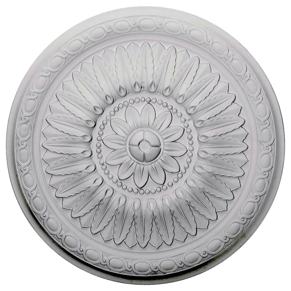Hand-Painted Black Pearl Ceiling Medallion C135528