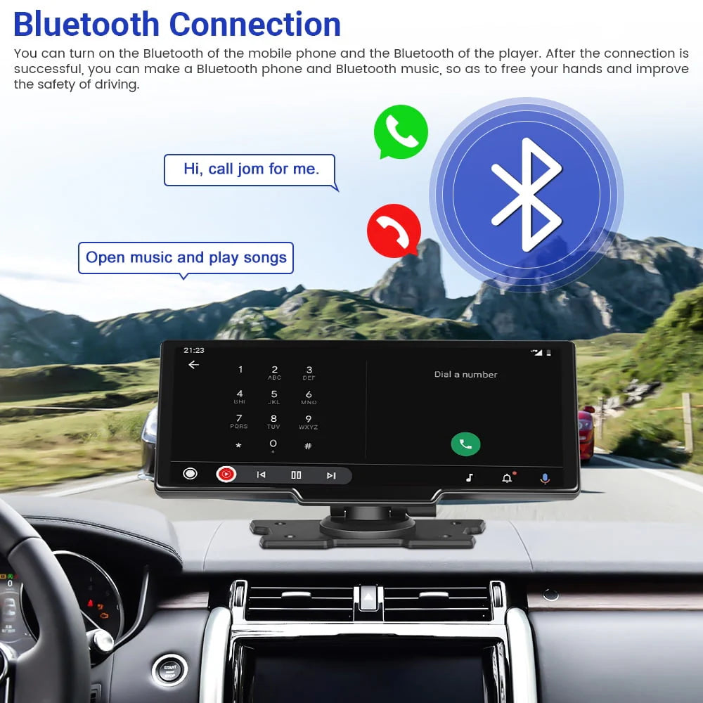 Portable Car Stereo Radio with Backup Camera D460559