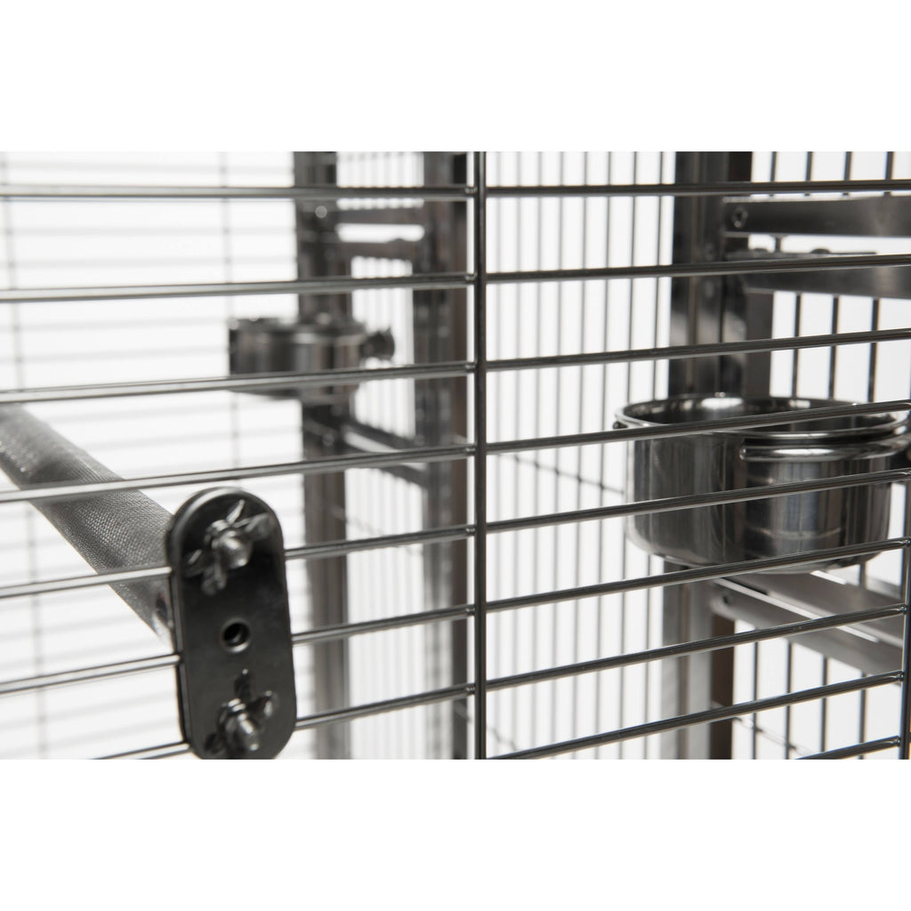 Stainless Steel Playtop Bird Cage W447