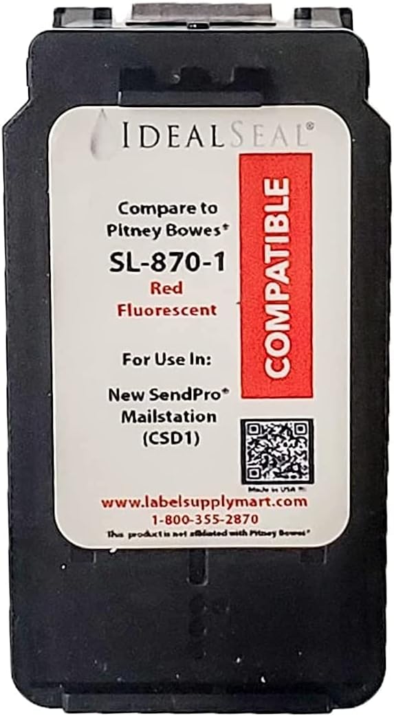 Red Ink Cartridge for Mailstation, Pack of 2 K761