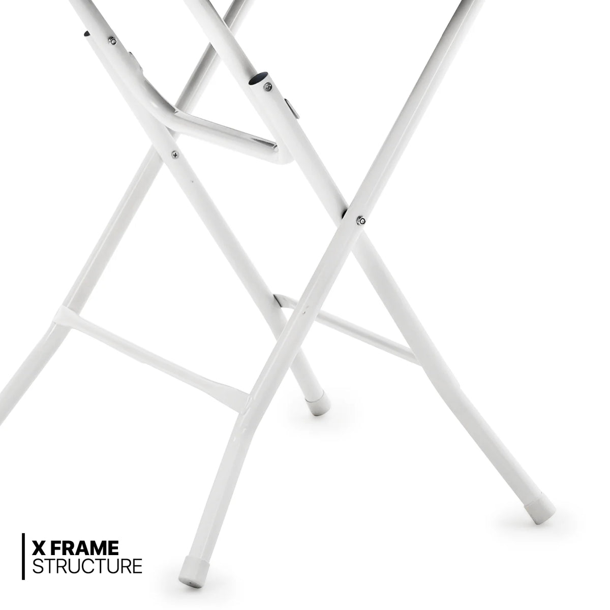 7 Pieces Folding White Table and Chair Set N1528