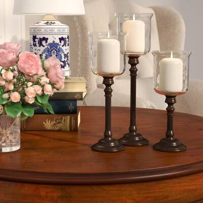 3 Piece Metal Hurricane Set J226906