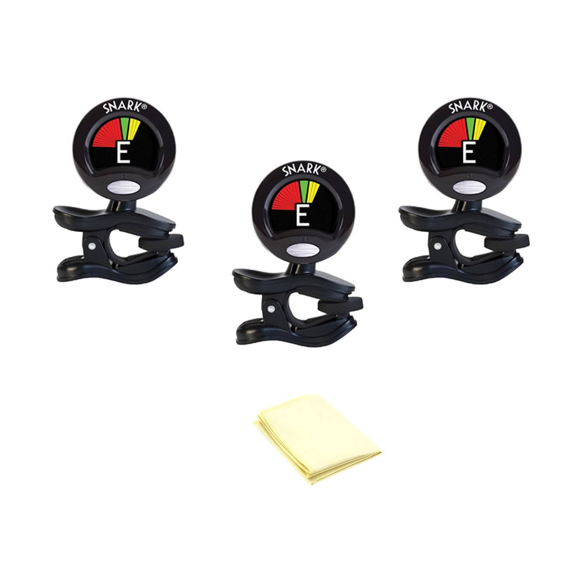 Clip-On Tuner for Guitar, Bass & Violin 3-Pack M775
