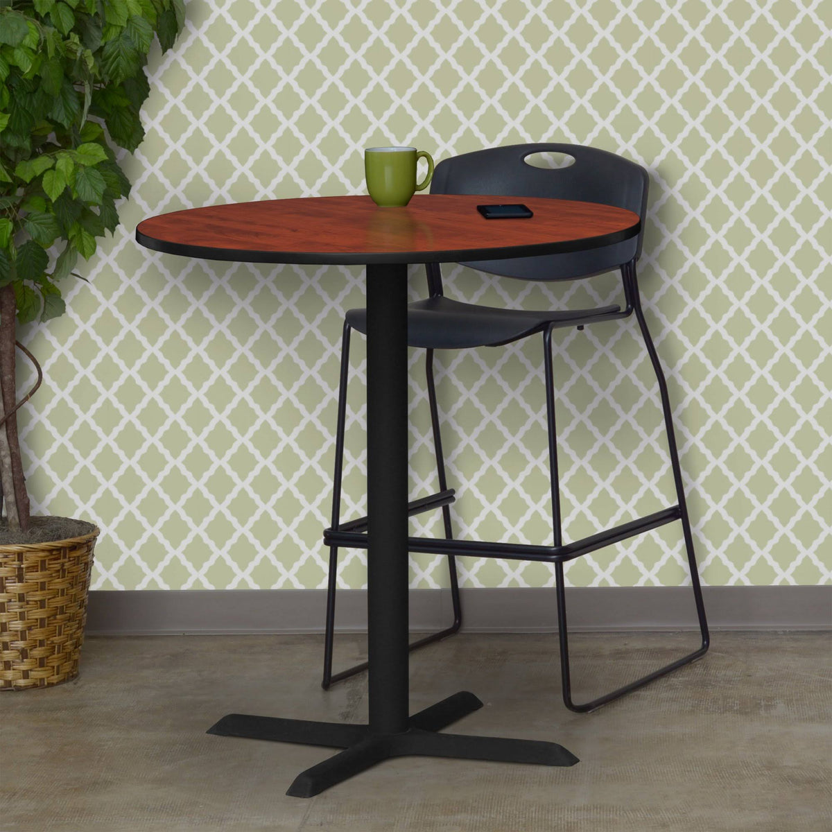 36x22 Round Cafe Table X854