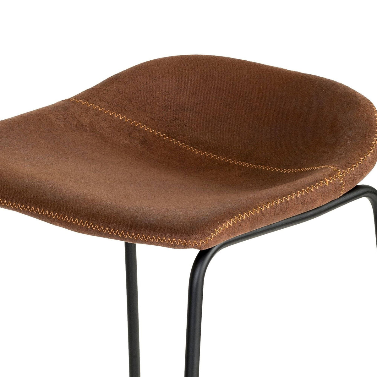 Brown Bar Stool Set of 2 B8197