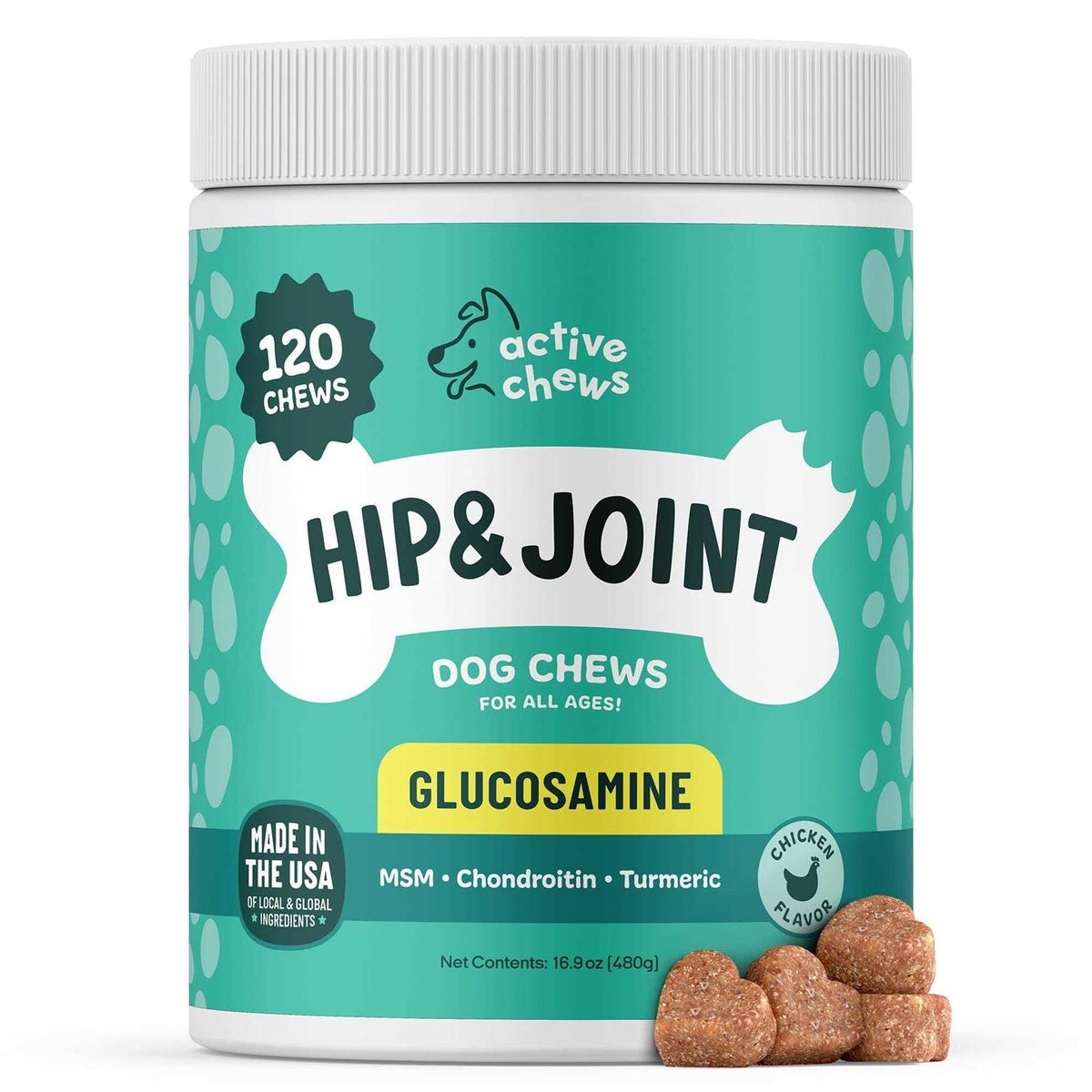 Glucosamine for Dogs Hip and Joint Supplement with Chondroitin D951
