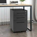 Black 3-Drawer Vertical Filing Cabinet T381466