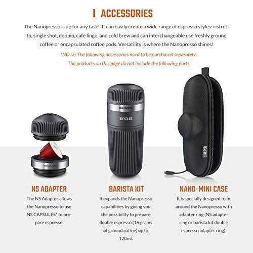 Portable Espresso Maker with NS Adapter E89154