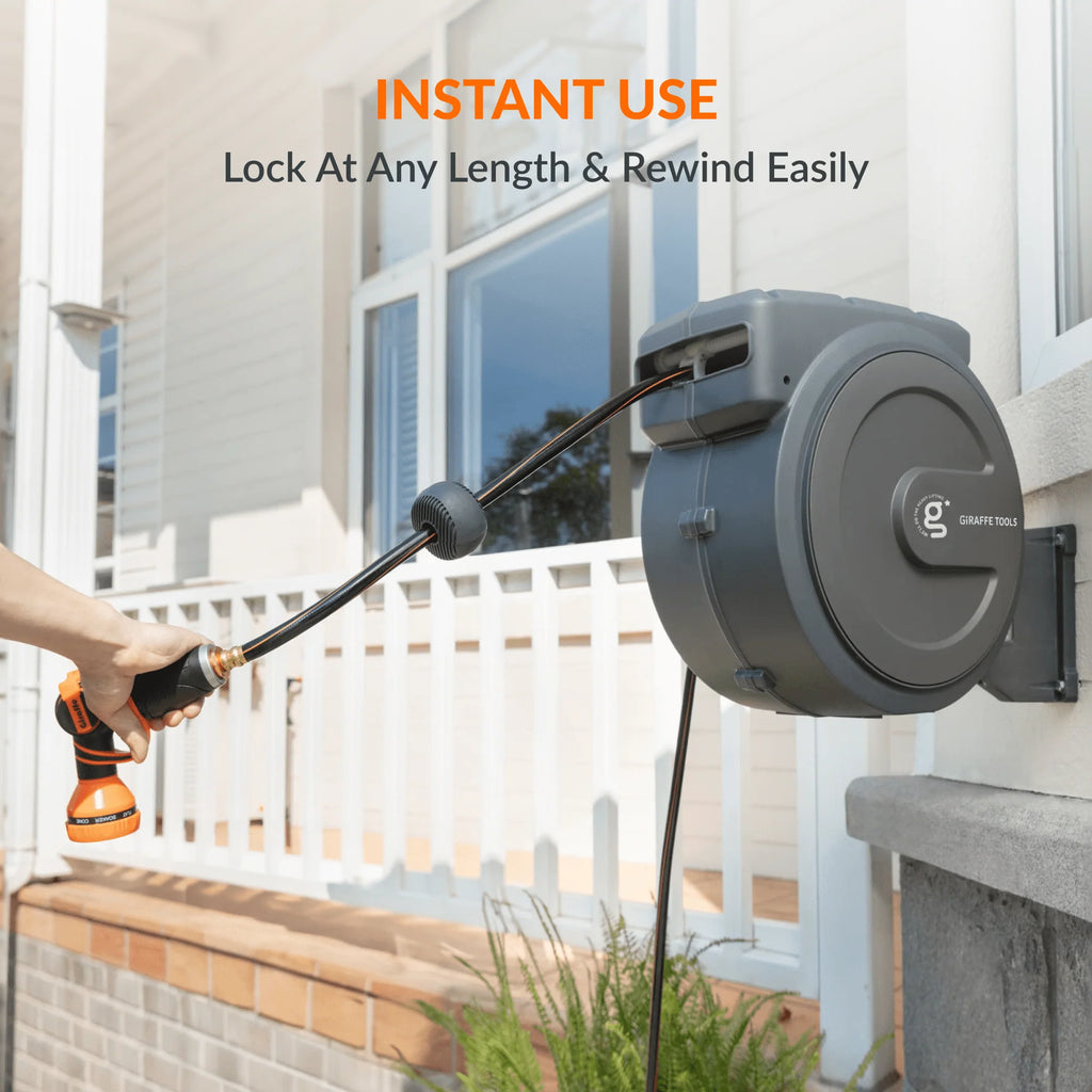Retractable Garden Hose Reel 5/8in 90ft K867618