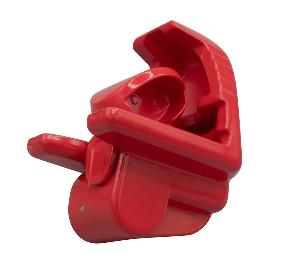 Red Steel Trailer Ball Hitch Lock A9529